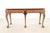 Baker Furniture Company Baker Furniture Chippendale Style Console Table in Banded Cherry With Burled Drawer Fronts For Sale - Image 4 of 13