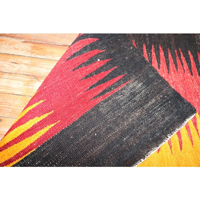Square Vintage Persian Kilim For Sale - Image 4 of 18