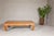 Brown Natural Wood Chow Leg Coffee Table with Carved Apron, Vintage For Sale - Image 8 of 12