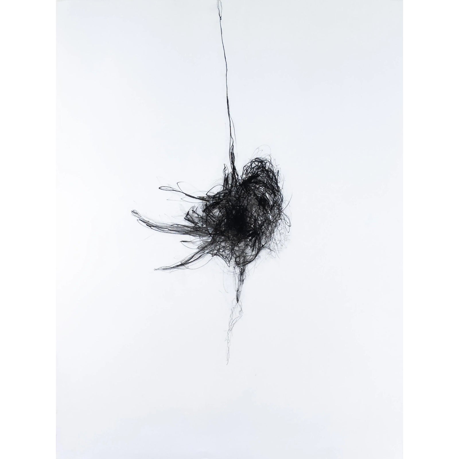 Remembrance Drawing #2 Contemporary Original Charcoal on Paper | Chairish
