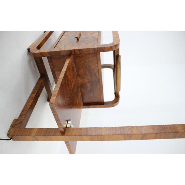 1930s Large Art Deco Floor Lamp, Former Czechoslovakia, 1930s For Sale - Image 5 of 18