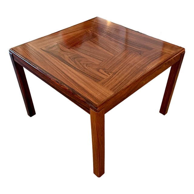 1960s Danish Henning Kjærnulf for Vejle Stole Og Mid-Century Modern Rosewood Side Table For Sale