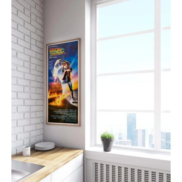 Postmodern "Back to the Future" Original US One Sheet Movie Poster by Drew Struzan, 1985 For Sale - Image 3 of 4