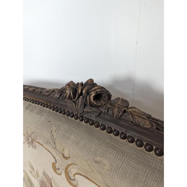 Louis XVI Style Sofa, Armchairs and Chairs in Aubusson Tapestry, Set of 5 For Sale - Image 3 of 18