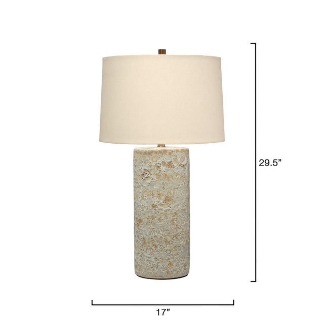 Contemporary Lava Table Lamp, Volcanic Cream For Sale - Image 3 of 6