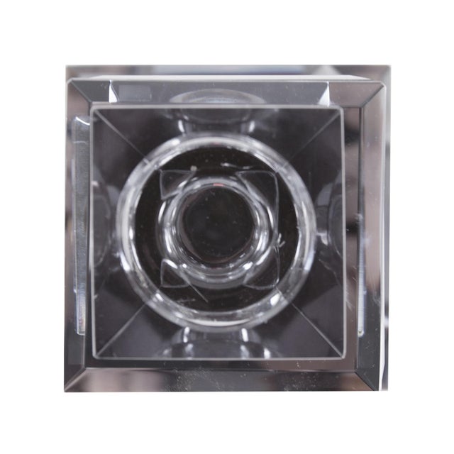 Wood Grigio Mirrored Candle Holder For Sale - Image 7 of 11