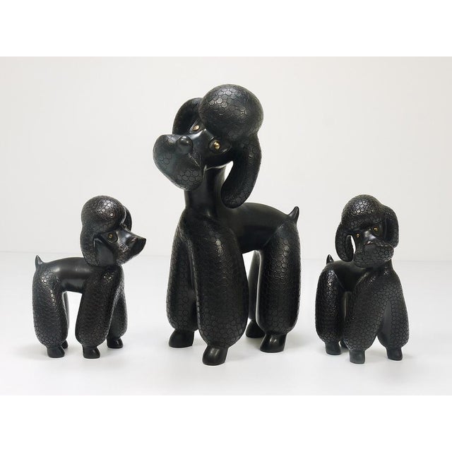 A lovely detailed Midcentury poodle figurine, named „Peggy" from the 1950s. Designed and handcrafted by Leopold...
