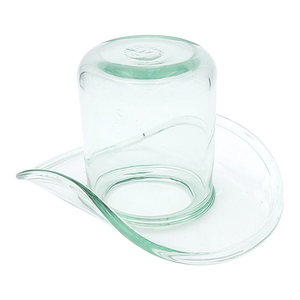 Victorian Glass Top Hat, England Circa 1880