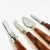 Sheffield Vintage Tortoiseshell Handle Cheese Serving Tools by Sheffield, England - 4 Piece Set For Sale - Image 4 of 9