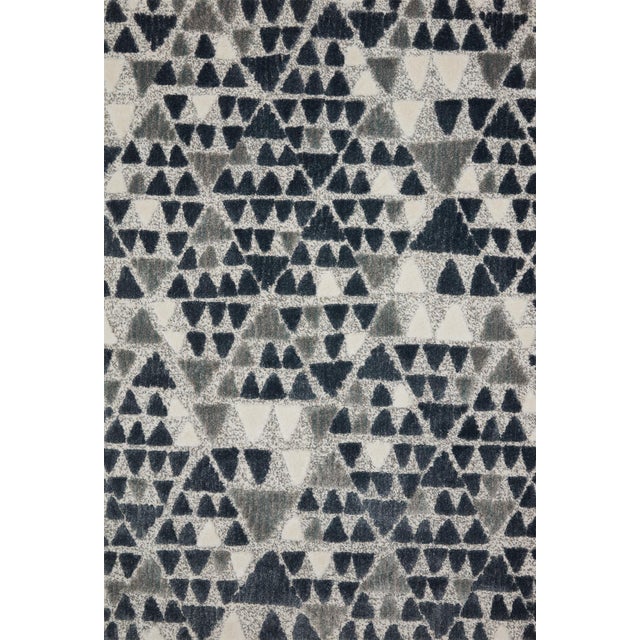 Loloi II Hagen Rug, Slate / Denim - 5'-3" x 7'-8" For Sale