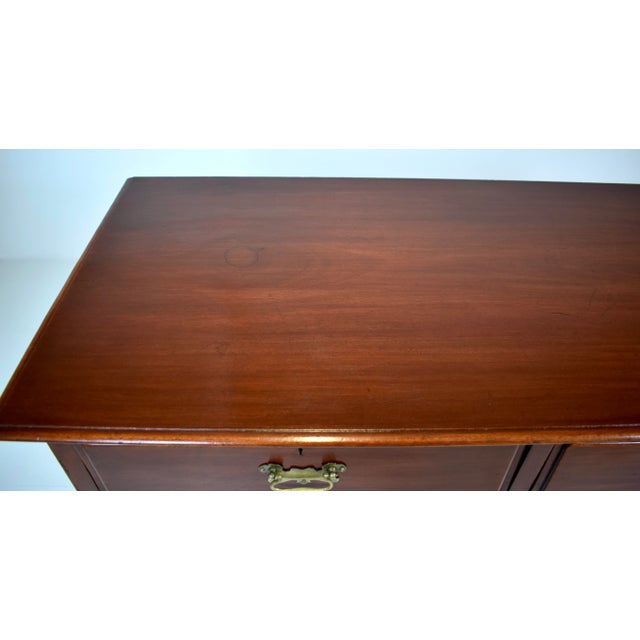 Early 20th Century Solid Mahogany Chippendale Dresser With Five Drawers For Sale - Image 10 of 12