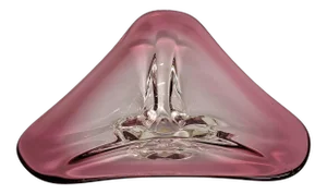 Murano Pink Art Glass Bowl