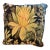 Pair of Custom Tropical Botanical Accent Pillows in Designer Linen Blend For Sale