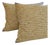 Textural Masterpiece, Warm Earthy Palette & Fancy Yarns – A Set of 2 Decorative Pillow Covers 28” X 20” For Sale