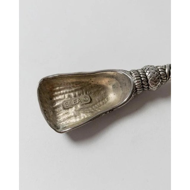Metal Vintage Silver-Plated Tassel Bottle Opener from Silea, France, 1970s For Sale - Image 7 of 11