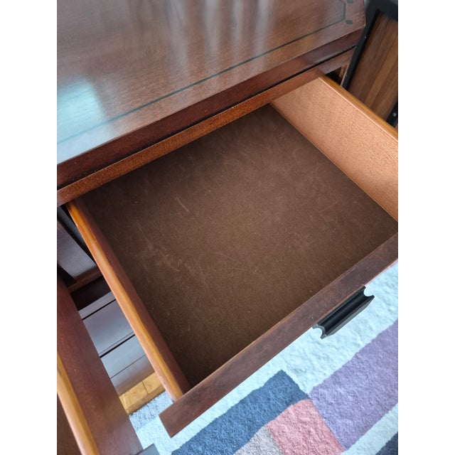 Wood Mission Revival Dresser & Mirror Set For Sale - Image 7 of 13
