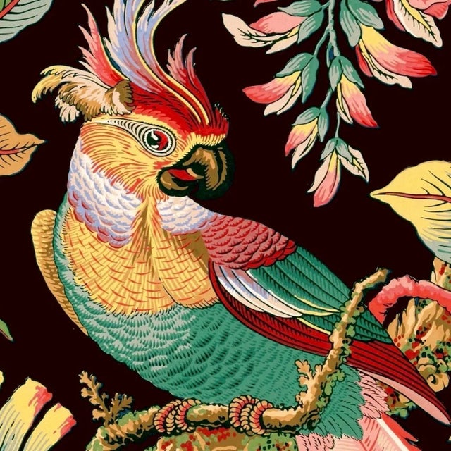 Featured is a beautiful museum-quality print of an original wallpaper sample from the late-1800s that has been digitally...