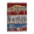 Gabbeh Caravan Red & Green Hand-Knotted Wool Area Rug For Sale