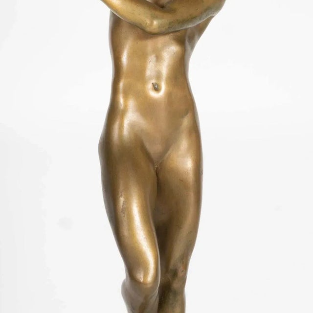 Bronze 1920s "Crest of the Wave" Sculpture by Harriet Frishmuth For Sale - Image 8 of 13