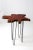 Mid Century Live Edge Wood Side Table For Sale - Image 12 of 13