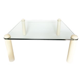 Vintage Clear Coffee Table, 1980s For Sale