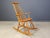 Wood Mid-Century Spindle Rocking Chair, 1960s For Sale - Image 7 of 12