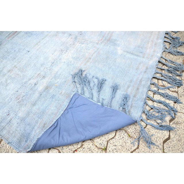 1960s Vintage Gray Tribal Rug For Sale - Image 4 of 11