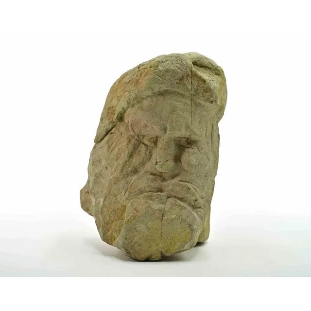 1960s Sirio Pellegrini, Portrait of Giuseppe Garibaldi Sculpture, 1960s, Stone For Sale - Image 5 of 5