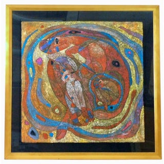 Jiang Tiefeng, Large Original Mixed Media Painting on Rice Paper Chinese Artist Jiang Tiefeng For Sale