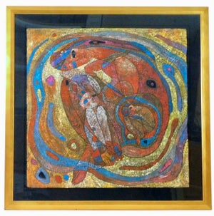 Jiang Tiefeng, Large Original Mixed Media Painting on Rice Paper Chinese Artist Jiang Tiefeng