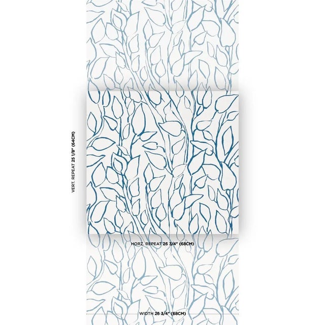 A loose and leafy climbing botanical, Solandra Vine is a screen-printed pattern with artful appeal. Also available as a...