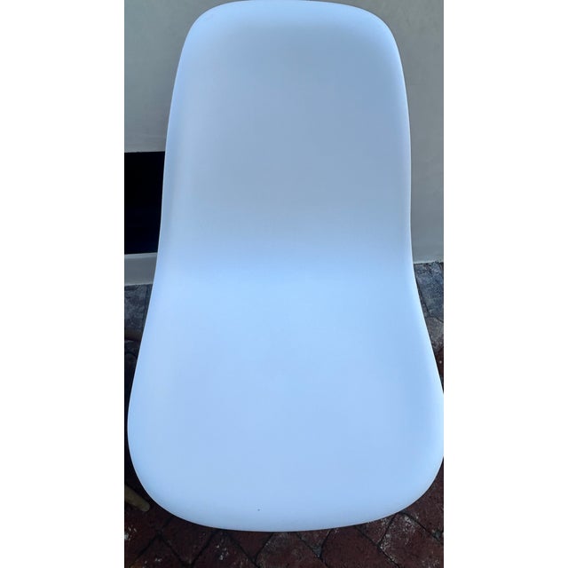 Wood Eames Molded Fiberglass Chair Set For Sale - Image 7 of 17