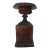 19th Century Glazed Terra Cotta Urn and Pedestal For Sale