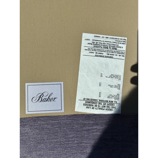Pair of Barbara Barry for Baker California Lounge Chairs, Model 6713c For Sale - Image 11 of 11