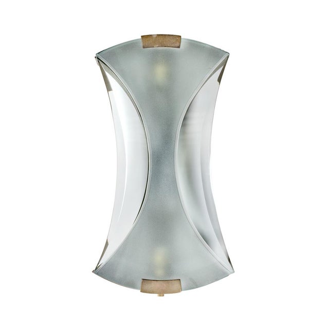 Model 2225 Wall Lights by Max Ingrand for Fontana Arte, 1960s, Set of 2, in Very Good conditions. Designed 1960 to 1969 I...