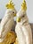 White Vintage Glazed Ceramic Cockatoos - A Pair For Sale - Image 8 of 12