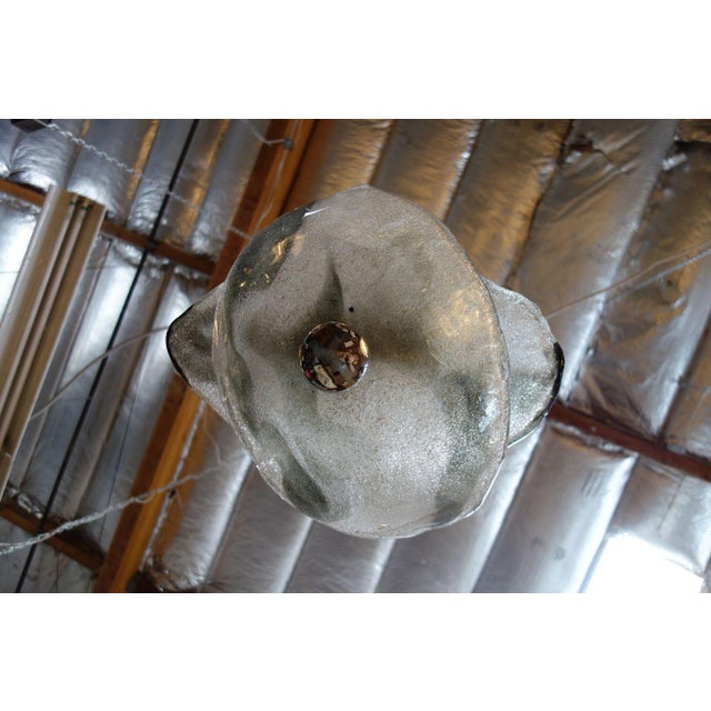 Mazzega Murano 1960s Mid-Century Mazzega Style Italian Murano Pendant For Sale - Image 4 of 4