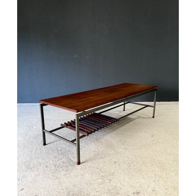Mid-Century Moder Slender Coffee Table from Topform, Netherlands 1960s For Sale - Image 6 of 18