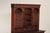 Early 20th Century Vintage Moroccan Carved Hard Wood Two-Piece Server Cabinet For Sale - Image 5 of 12