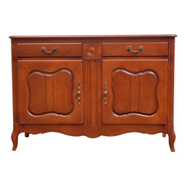 Drexel Furniture Alsace Group Solid Cherry French Provincial Style 50" Buffet 3703-3 For Sale