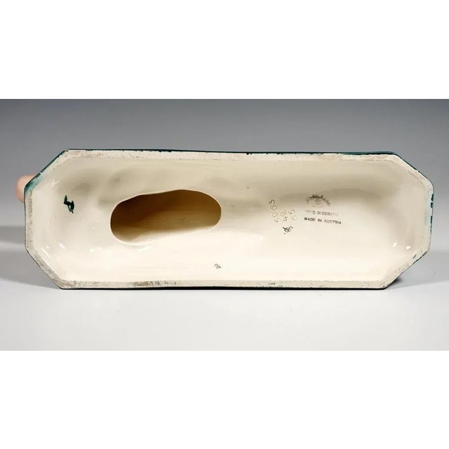 Ceramic Lady Dancer Figurine in Harem Costume attributed to Josef Lorenzl for Goldscheider, Vienna, Austria, 1930s For Sale - Image 7 of 8