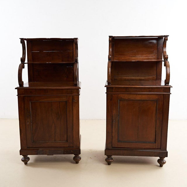 Antique Plate Cabinets, 1800s, Set of 2 For Sale - Image 10 of 10