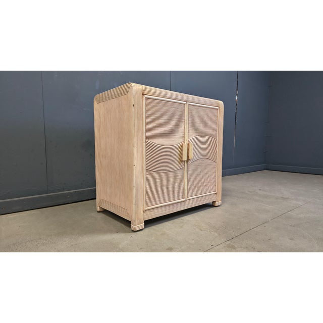 Vintage Pencil Reed Cabinet, 1970s For Sale - Image 13 of 15