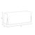 Transitional Slipcover for Stoffer Home x Cloth & Company for Lindy Slipcover Dining Bench in Jane Stripe Burlap For Sale - Image 3 of 5