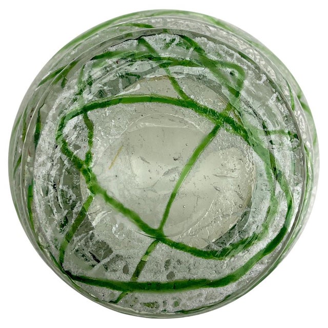 Foam Art Glass Vase by Johann Loetz Widow, 1930s For Sale - Image 11 of 12