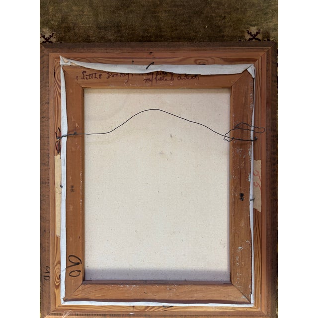 Early 20th Century "Little Donkey" Oil Painting by Renowned Texas Artist, Emily Rutland (1890-1983) For Sale - Image 10 of 11