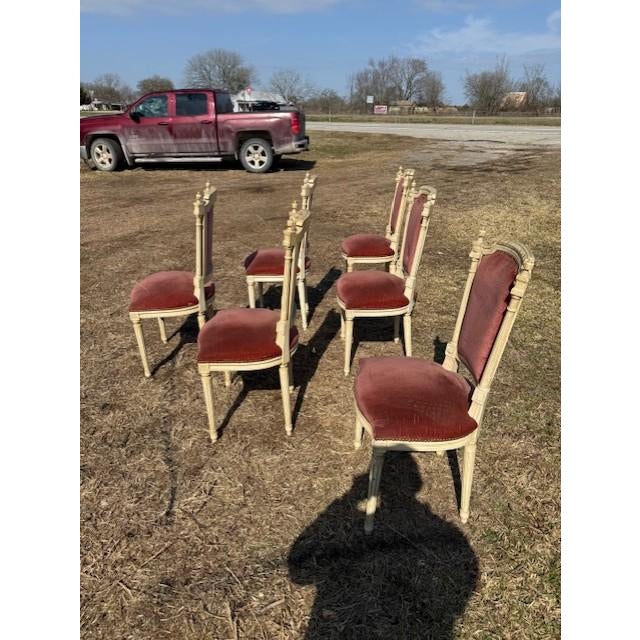 Fine 19th Century French Louis XVl Dining Chairs - Set of 6 For Sale - Image 4 of 17