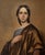 European School, Portrait of a Woman with Brown Cloak, Oil on Canvas, 19th century, unsigned, gilt trim and wood frame....