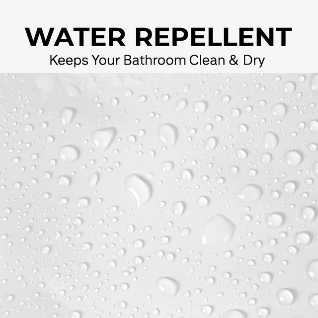 Product Description Transform your bathroom with ease and style. This green floral hookless shower curtain features a...