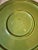 1960 Green French Cheese and Bread Round Plate Serving Platters by Los Angeles Potteries For Sale - Image 4 of 8